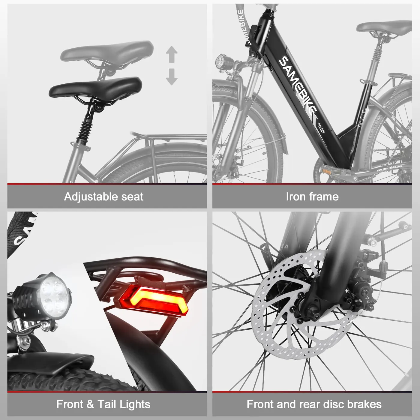 SAMEBIKE Pedelec City-Bike – foto 5