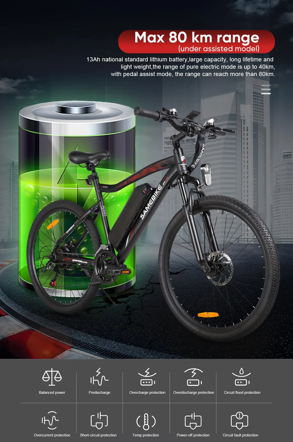SAMEBIKE SY26 – photo 3