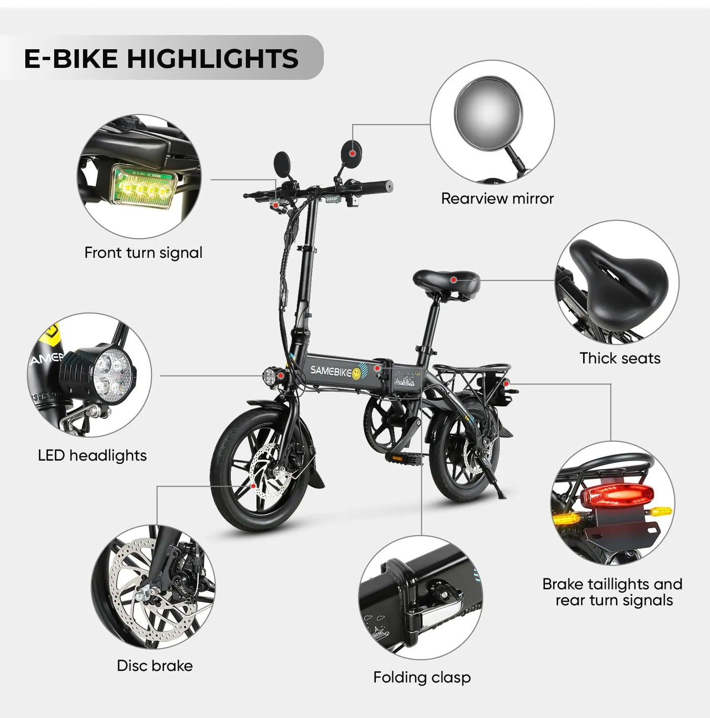 SAMEBIKE YINYU14-II – foto 3